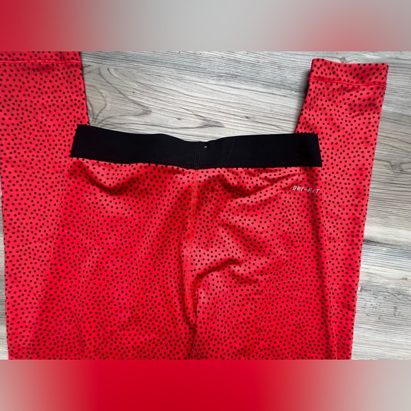 NIKE 685125 Pro Warm Snow Tight NIKE WOMEN'S  Red Black Running Tights Small S - Picture 5 of 7
